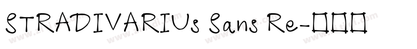 STRADIVARIUs Sans Re字体转换